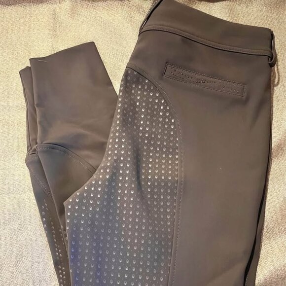 ****SOLD****NWT Samshield Celeste Full Grip breeches in Magnet size 38 (US 28) - Picture 1 of 4